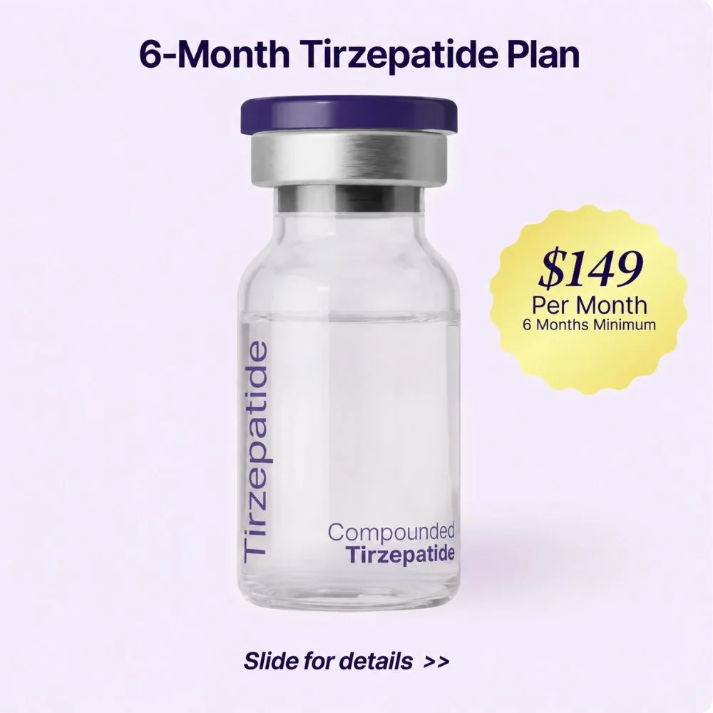 6-Month Tirzepatide Plan — $149 per month