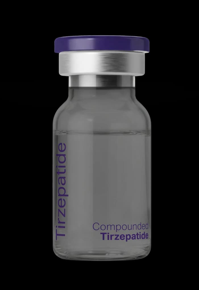 Compounded Tirzepatide vial